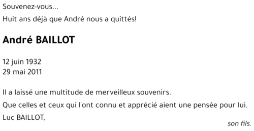 André BAILLOT