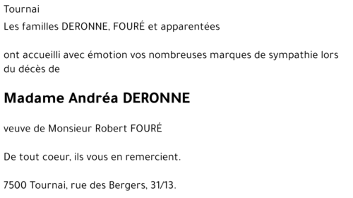 Andréa DERONNE