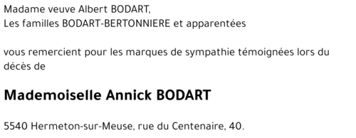 Annick BODART