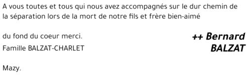 Bernard BALZAT