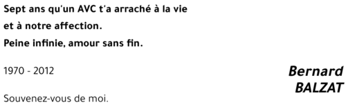 Bernard BALZAT