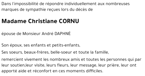 Christiane CORNU