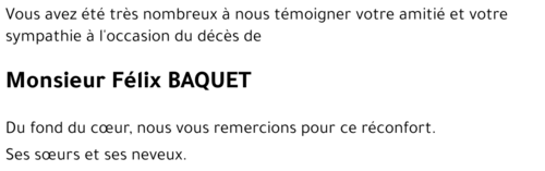Félix BAQUET