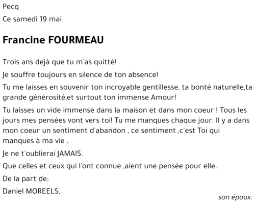 Francine Fourmeau