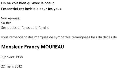 Francy MOUREAU