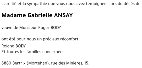 Gabrielle ANSAY