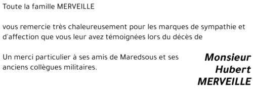 Hubert MERVEILLE