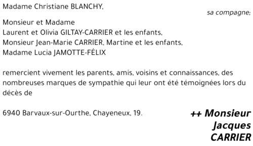 Jacques CARRIER