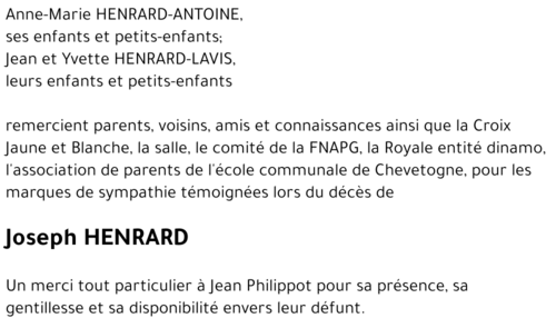 Joseph HENRARD