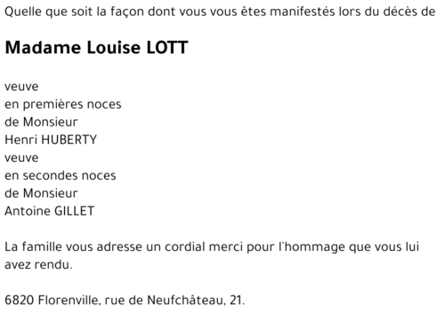 Louise LOTT