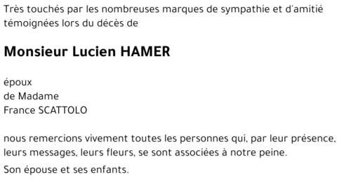 Lucien HAMER