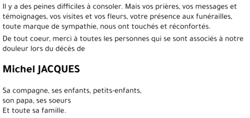Michel JACQUES