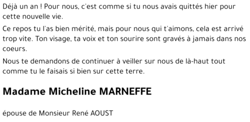 Micheline MARNEFFE