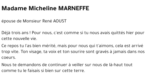 Micheline MARNEFFE