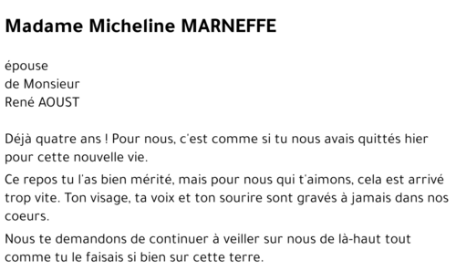 Micheline MARNEFFE