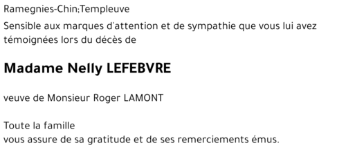 Nelly LEFEBVRE