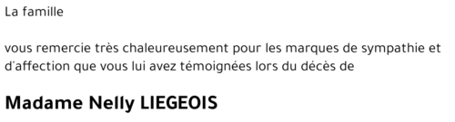 Nelly LIEGEOIS