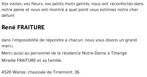 René FRAITURE