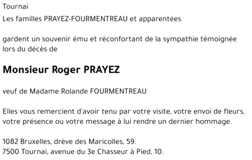 Roger PRAYEZ