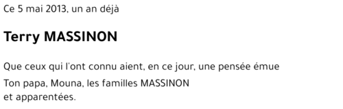 Terry MASSINON