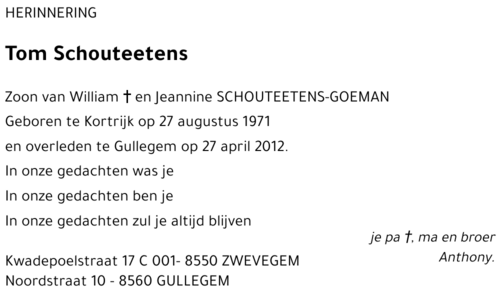 Tom Schouteetens