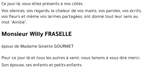 Willy FRASELLE