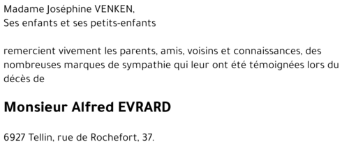 Alfred EVRARD