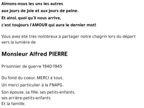 Alfred PIERRE