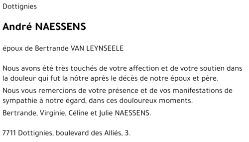 André NAESSENS