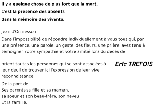 Eric TREFOIS
