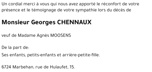 Georges CHENNAUX