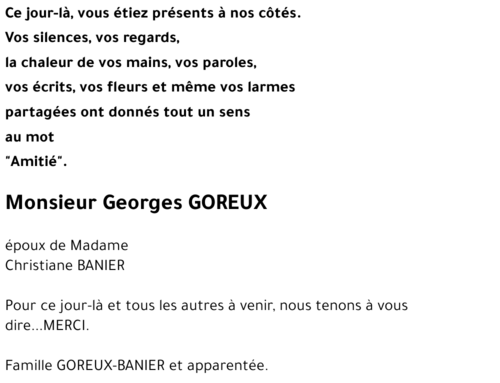 Georges GOREUX