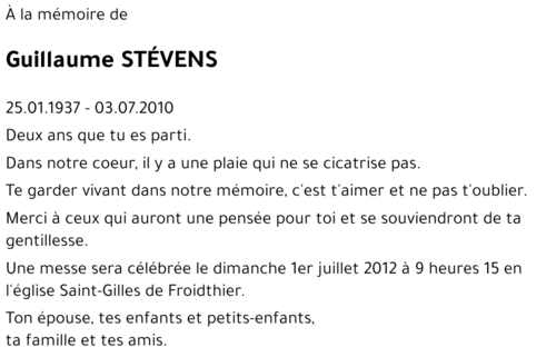 Guillaume STEVENS