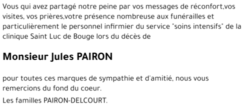 Jules PAIRON