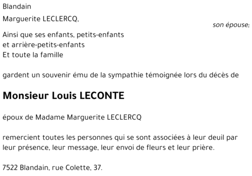 Louis LECONTE