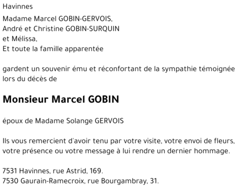 Marcel GOBIN