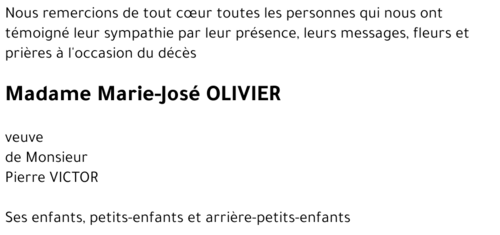 Marie-José OLIVIER