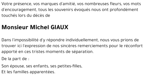 Michel GIAUX