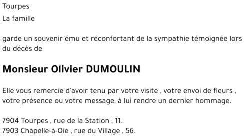 Olivier DUMOULIN