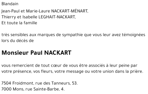 Paul NACKART