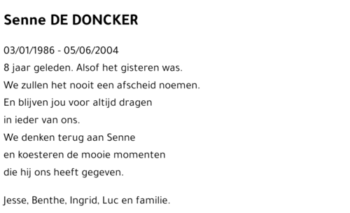 Senne DE DONCKER