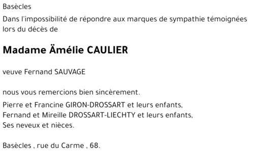 Amélie CAULIER