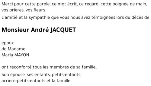 André JACQUET