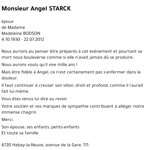 Angel STARCK