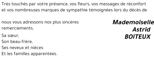 Astrid BOITEUX