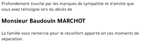 Baudouin MARCHOT