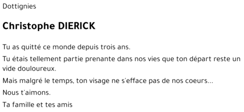 Christophe DIERICK