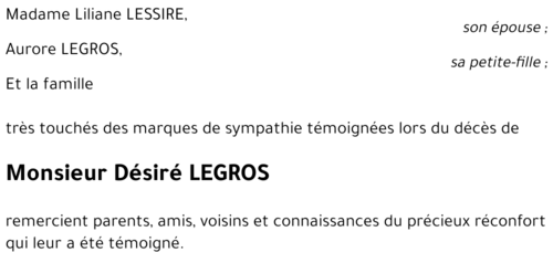 Désiré LEGROS