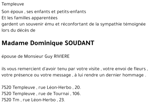 Dominique Soudant