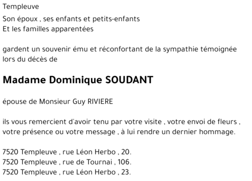 Dominique Soudant